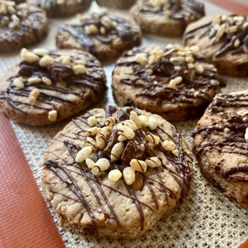 Cookie chocolat au lait & riz soufflé