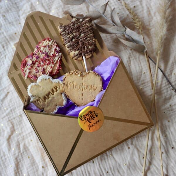 Biscuit Surprise - Coffret de 4 Biscuits Fête des Mères