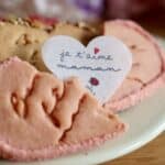Biscuit personnalisé avec message caché “je t’aime maman”