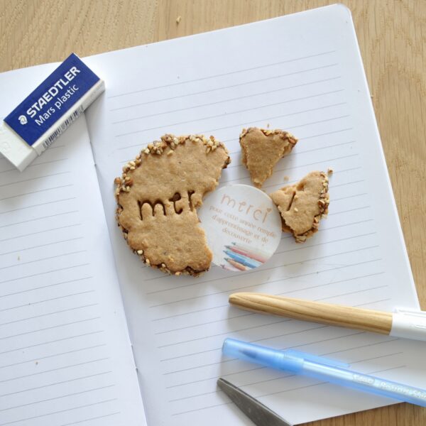 biscuit personnalisée cadeau maitresse