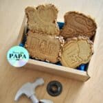 Messages personnalises pour biscuits de fete des peres, idee cadeau gourmand pour papa