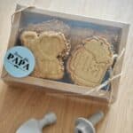 Coffret d'un biscuit personnalise pour papa, cadeau original pour la fete des peres