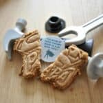 Biscuits personnalises Papa super heros, cadeau gourmand pour la fete des peres