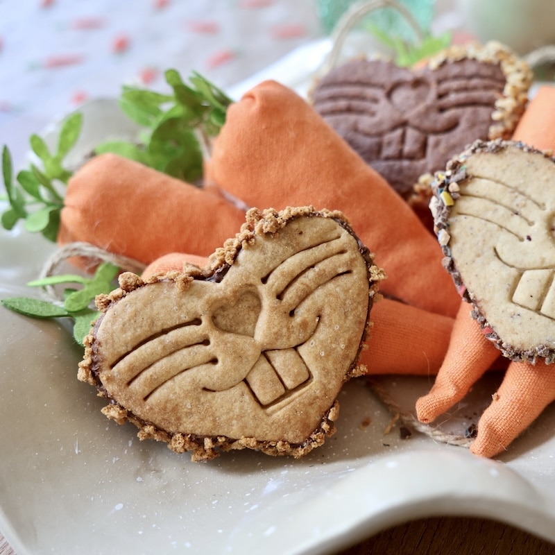 Biscuit de Pâques personnalisé avec photo et prénom pour enfant