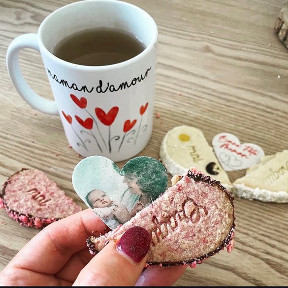 biscuits personnalisés fête des mères avec prénom