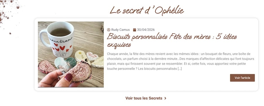 Bouquet de pivoines roses avec biscuits personnalisés fête des mères – collaboration Mademoiselle Champêtre Reims